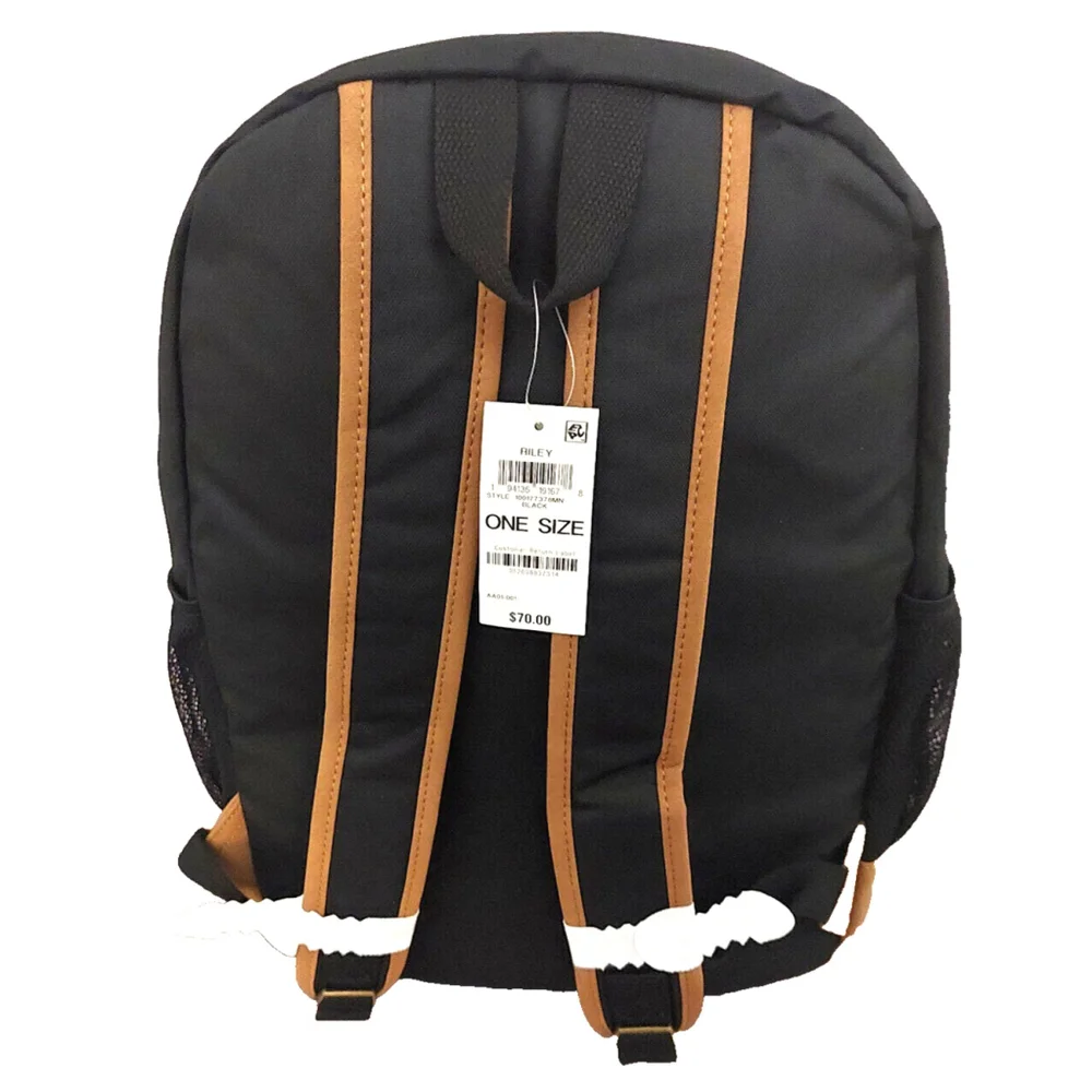 Sun Stone Mens Colorblock Geometric Trim Backpack Rusack Bag NWT $70